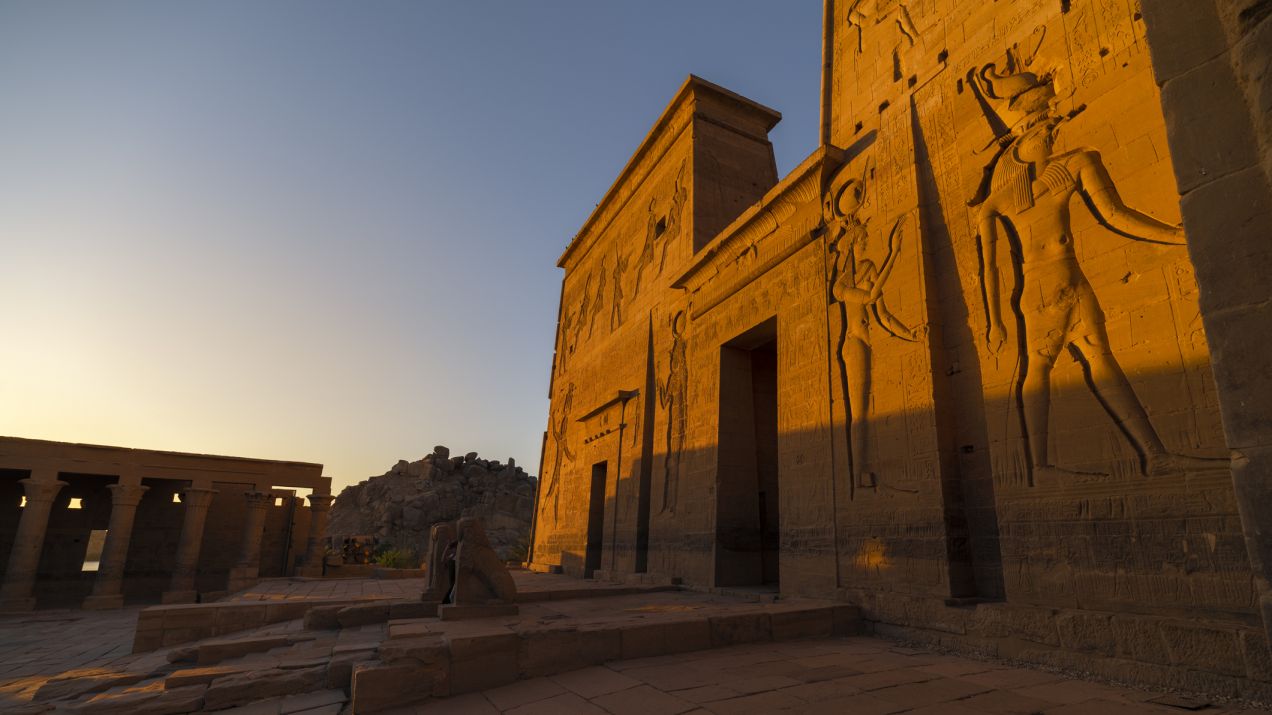 Starożytne graffiti ze świątyni Izydy w Egipcie wygląda jak współczesne