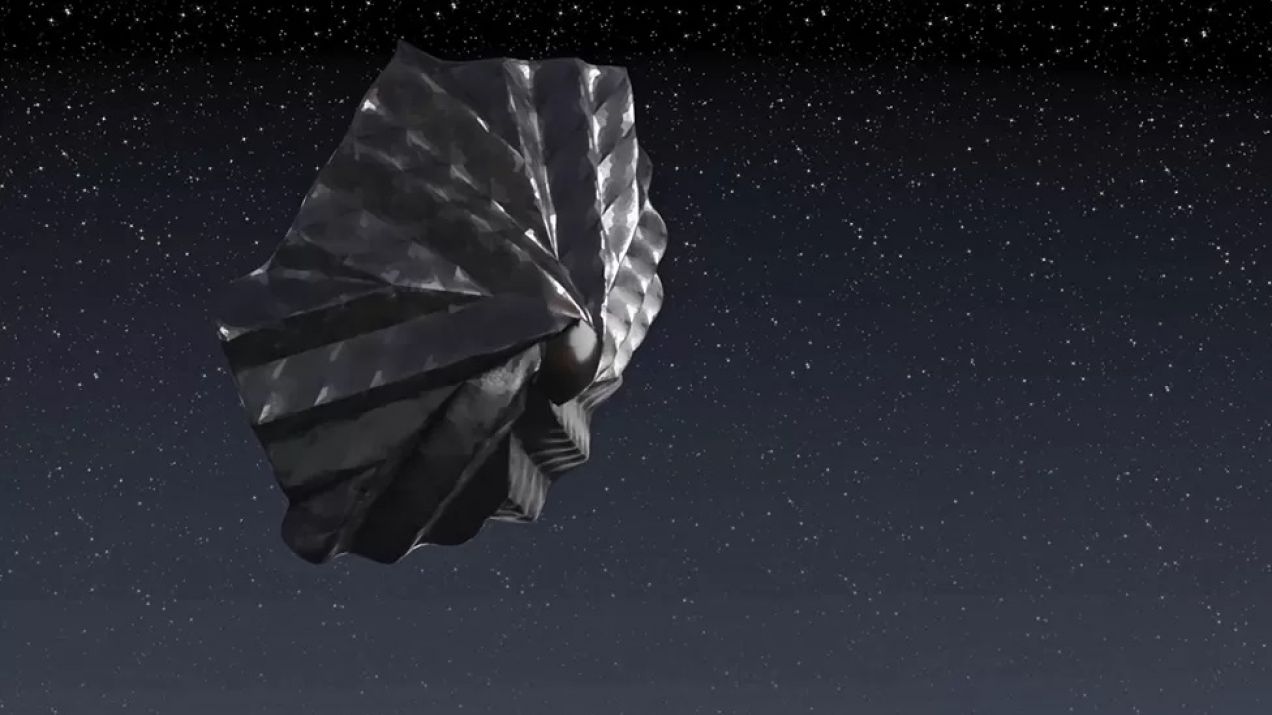 ESA chce przetestować osłonę termiczną rozkładaną jak origami. Ma chronić statek kosmiczny niczym tarcza (Ryc. Space Forge)