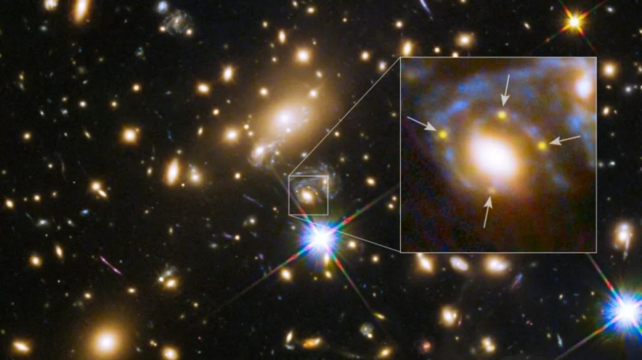„Powracająca supernowa” może pomóc rozwiązać jedną z zagadek kosmosu: jak szybko rozszerza się Wszechświat? (fot. NASA / ESA / P Kelly)
