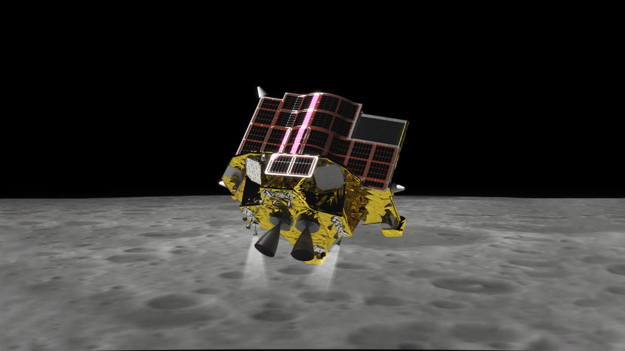 Japonia też chce wylądować na Księżycu i to bardzo precyzyjnie. Czy misja sondy SLIM powiedzie się? (ryc. JAXA)
