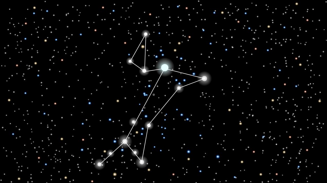 Gwiazdozbiór Wielki Pies – gdzie jest na niebie? Charakterystyka, pochodzenie, mitologia, znaczenie (ryc. Shutterstock)