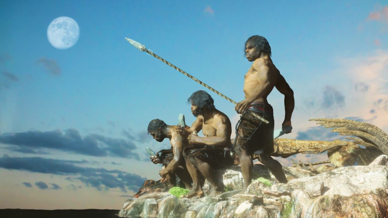 neandertalczycy i Homo sapiens