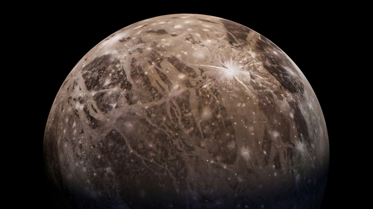 Ganimedes to największy księżyc Jowisza. Ma być naszą bazą wypadową w odległy kosmos (fot. Shutterstock)