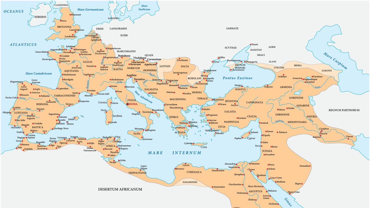 Podział cesarstwa rzymskiego – przyczyny, konsekwencje i losy zachodniej i wschodniej części cesarstwa (fot. Shutterstock)