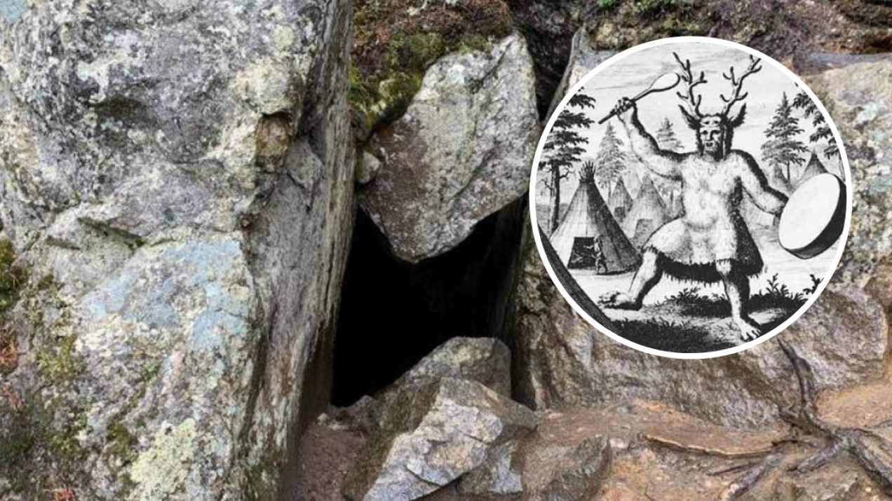Czary w Diabelskim Kościele. Dlaczego fińska jaskinia od setek lat przyciąga szamanów? (fot. Julia Shpinitskaya / Nicolaes Witsen CC BY-SA 4.0 DEED)