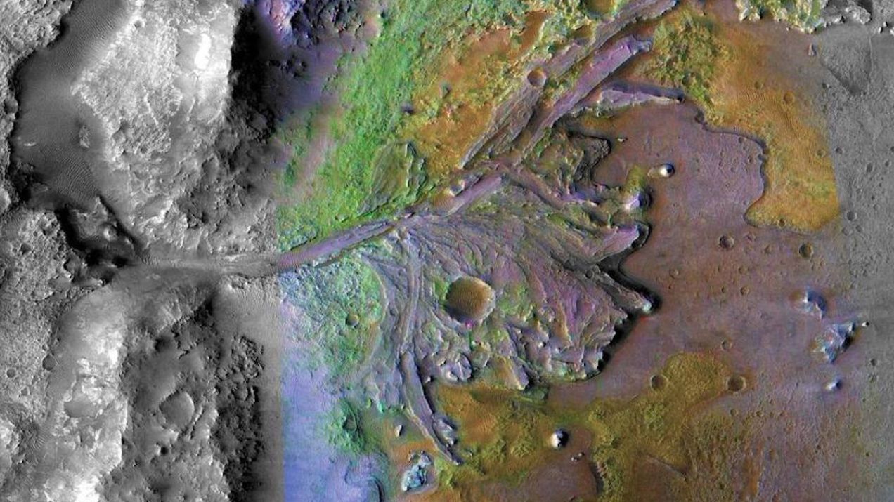 Perseverance potwierdził istnienie na Marsie ogromnego jeziora. Czy teraz łazik znajdzie ślady życia? (fot. NASA/JPL-Caltech/ASU)
