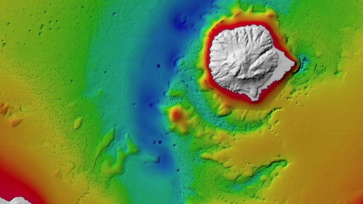 Pod dnem nowozelandzkiego jeziora odkryto anomalię magnetyczną. Skąd się tam wzięła? (fot. Institute of Geological and Nuclear Sciences Limited (GNS Science))