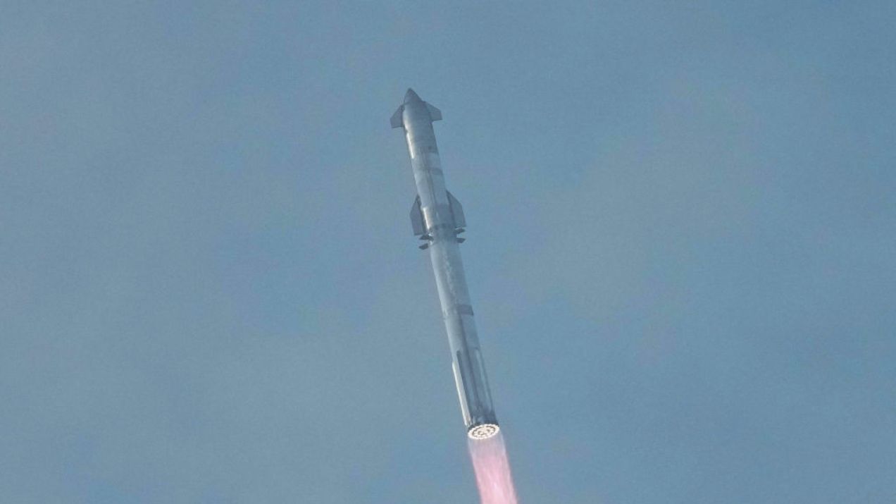 Do trzech razy sztuka. Największa rakieta świata Starship zakończyła pomyślnie trzeci test orbitalny (fot. Jon Shapley/Houston Chronicle via Getty Images)