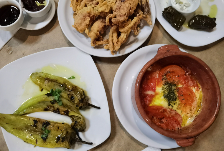 Saloniki - jedzenie w tawernach